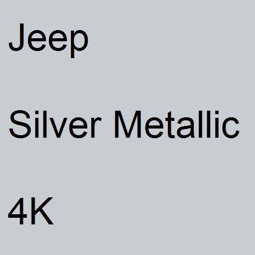 Jeep, Silver Metallic, 4K.